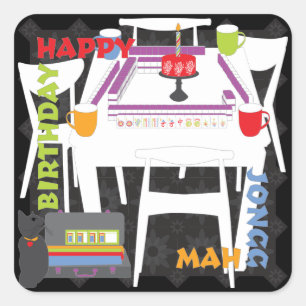 Mah Jongg-Tegels en Stickers voor tafelgebruik