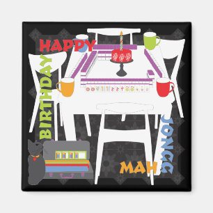 Mah Jongg Tegels en Table Magnet Magneet