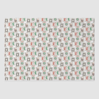 Mah Jongg Tegels tissuepapier, geschenkverpakking Tissuepapier