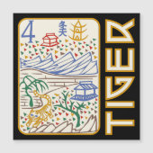 Mah Jongg Tiger Tile (Voorkant)