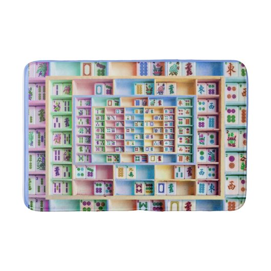 Mah Jongg Tiles Bath Mat (Voorkant)