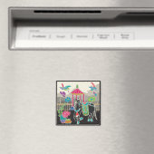 Mah Jongg Tiles Horse Magnet (In Situ (Lave-vaisselle))