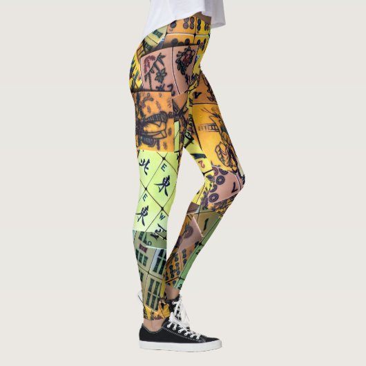 Mah Jongg Tiles Leggings (Rechts)