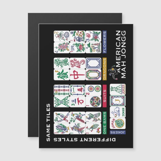 Mah Jongg Tiles Same (Voorkant / Achterkant)