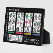 Mah Jongg Tiles Same Fotoplaat (Zijkant)