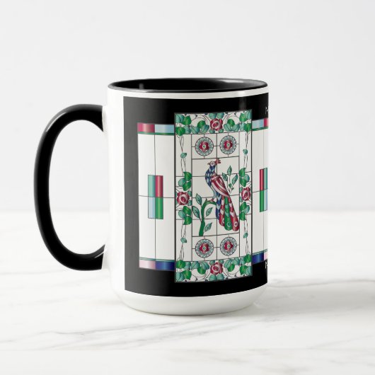 Mah Jongg Tissu Verre Mug (Gauche)