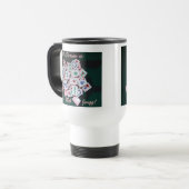 mah jongg travelmug - script reisbeker (Voorkant links)