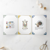 Mah Jongg Trifold Kaart (Binnen)