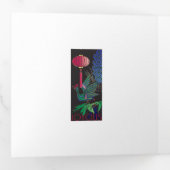 Mah Jongg Vakantie Drievoudige Kaart (Binnenzijde eerst)