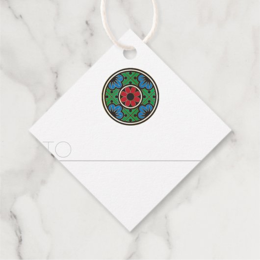 Mah Jongg Vakantie Labels (Achterkant)