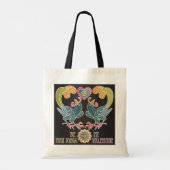 Mah Jongg Valentijn Canvas tas (Achterkant)