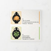 Mah Jongg Vases Triple Carte (Protection)