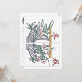 Mah Jongg Verjaardagsmand Kaart (Voorkant / Achterkant in situ)