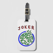 Mah Jongg White Joker Bagagelabel (Voorkant (verticaal))