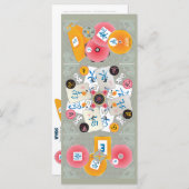 Mah Jongg Winds Flat Kaart (Voorkant / Achterkant)