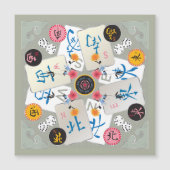 Mah Jongg Winds Magnet Card (Devant)