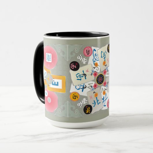 Mah Jongg Winds Mug (Devant gauche)