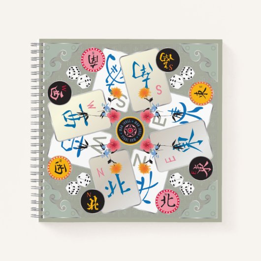 Mah Jongg Winds Notitieboek (Voorkant)