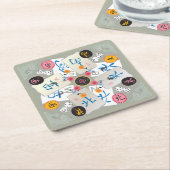 Mah Jongg Winds Onderzetters (Schuin)