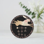 Mah Jongg Year of the Rabbit Flat Kaart (Staand voorkant)