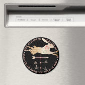 Mah Jongg Year of the Rabbit Magnet Magneet (Insitu (Vaatwasser))