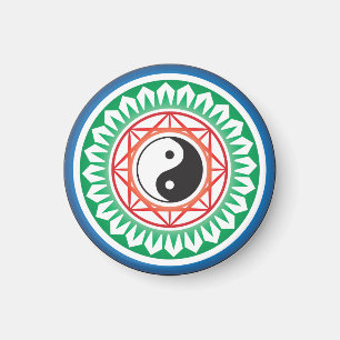 Mah Jongg Yin Yang One Dot Magnet Magneet