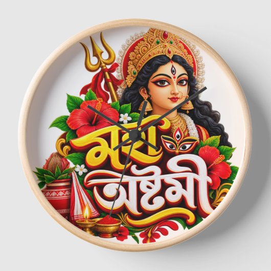 Maha Ashtami Durga Puja-viering (Voorkant)