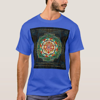 Maha Lakshmi Laxmi Mantra amp Shri Yantra Wealth G T-shirt