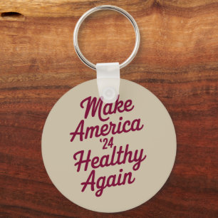 MAHA Maak Amerika Weer Gezond Patriotisch Sleutelhanger