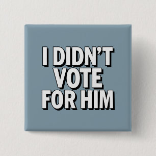 MAHA Maak Amerika Weer Gezond Patriotisch Vierkante Button 5,1 Cm