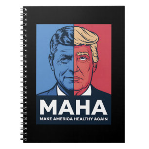 MAHA Maak Amerika Weer Gezond Trump 2024 Notitieboek