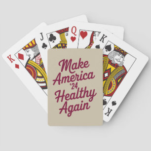 MAHA maakt Amerika weer gezond en patriottisch Pokerkaarten