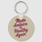 MAHA maakt Amerika weer gezond en patriottisch Sleutelhanger (Voorkant)