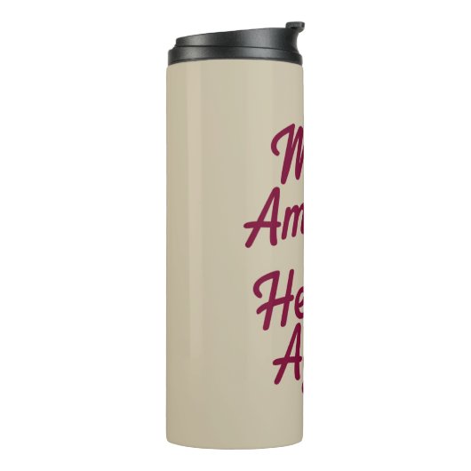 MAHA maakt Amerika weer gezond en patriottisch Thermosbeker (Gedraaid links)