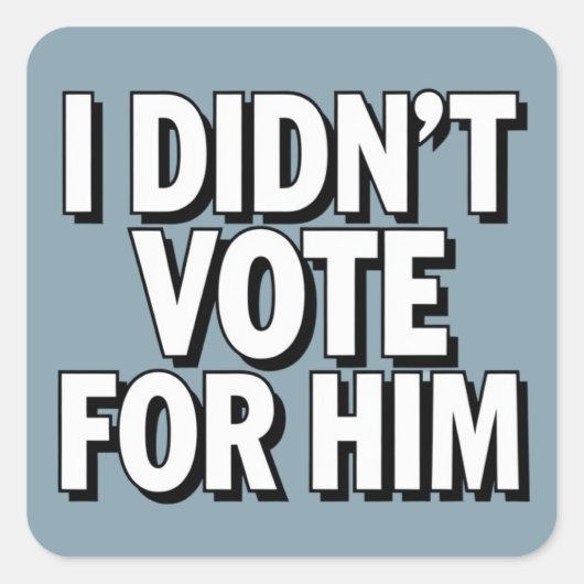 MAHA maakt Amerika weer gezond en patriottisch Vierkante Sticker (Voorkant)