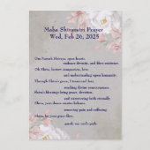 Maha Shivaratri Gebed Kaart 2025 (Achterkant)