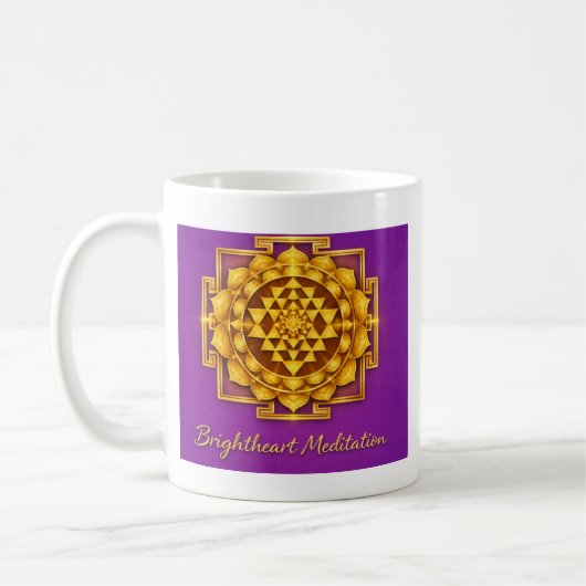 Maha Sri Yantra Tasse (Gauche)