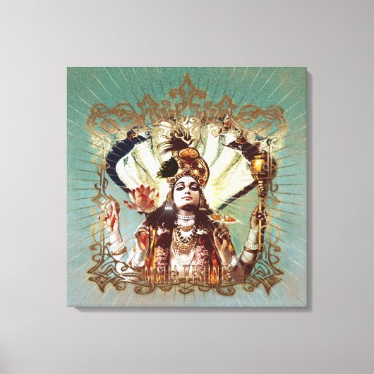 MAHA VISHNU - Wrapped Canvas (Voorkant)
