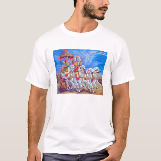 Mahabharat - Lord Krishna & Arjun T-shirt (Voorkant)