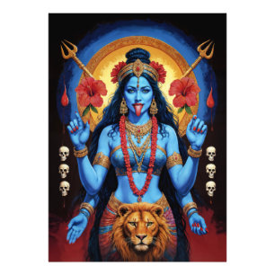 Mahakali Foto Afdruk