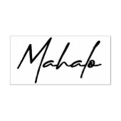 Mahalo4 Rubberstempel (Afrduk)