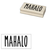 Mahalo5 Rubberstempel (Gestempeld)