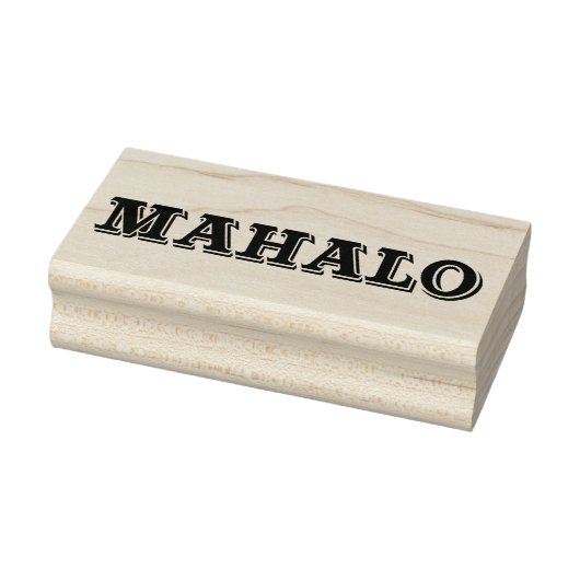 Mahalo8 Rubberstempel (Stempel)
