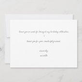 mahalo | floral | tropical | vert | merci (Dos)