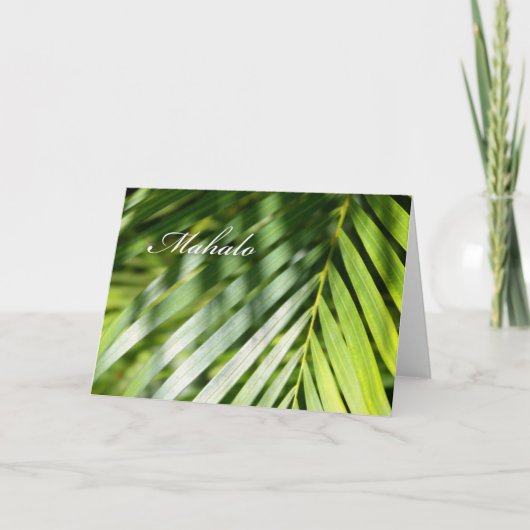 Mahalo Hawaii Kaart (Voorkant)