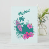 Mahalo Merci En Hawaïen (Debout devant)