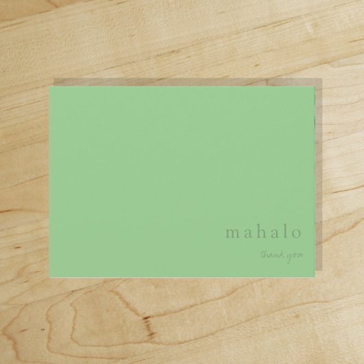 mahalo | minimal tropical vert clair merci 