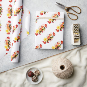 Mahalo Plumeria Cadeaupapier