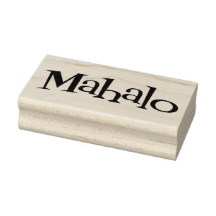 Mahalo retro lounge 	rubberstempel