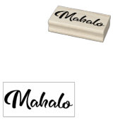 Mahalo - script1 rubberstempel (Gestempeld)